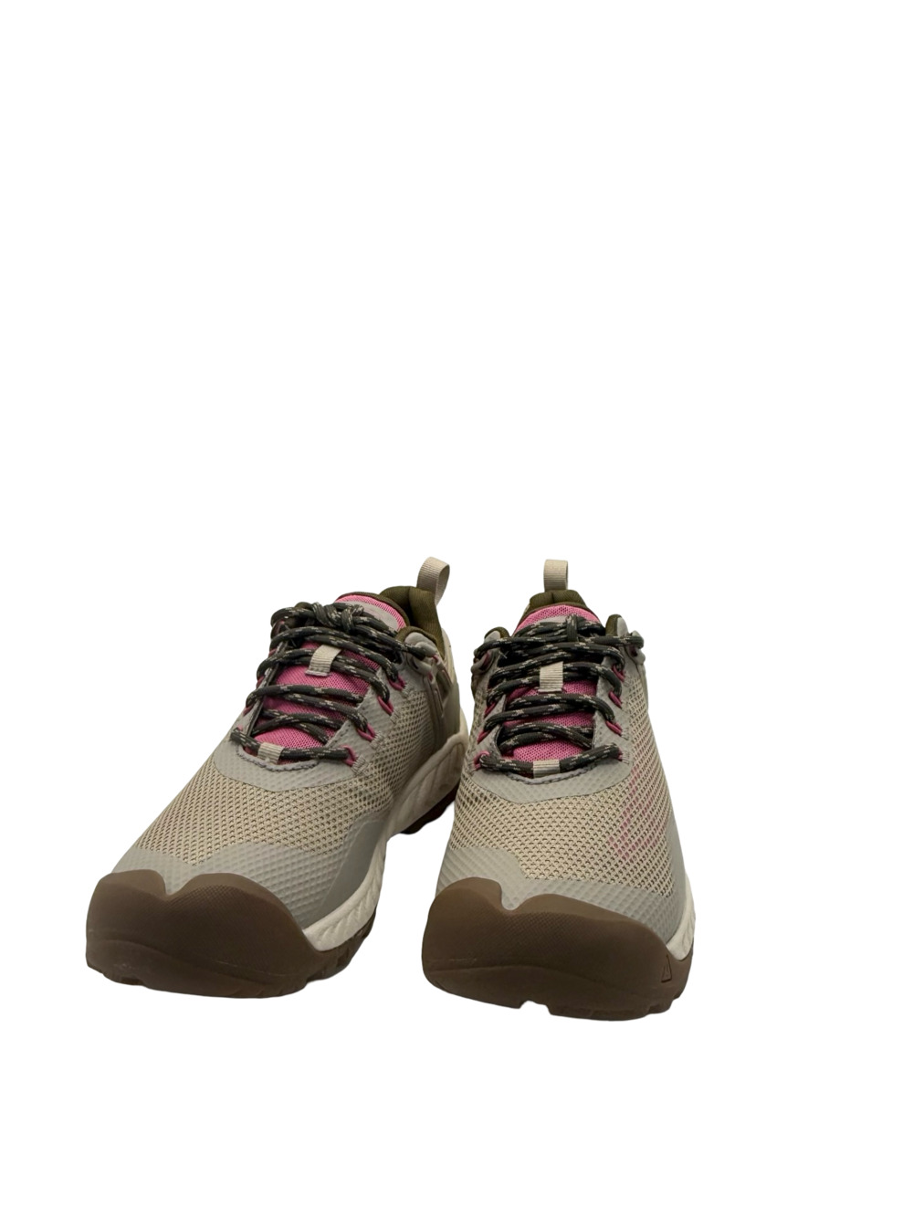 Keen Women's NXIS Evo Waterproof Hiking Shoes in Plaza Taupe/Ibis Rose - Picture 2 of 13